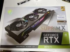 「動作品」MSI RTX3070Ti SUPRIM X 8GBのサムネイル