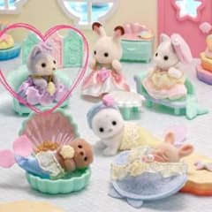 シルバニア　赤ちゃん家具コレクション　 ゆめいろマーメイド　ハスキーの赤ちゃんのサムネイル