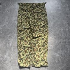 【極太】70s ダックハンターカモパンツ　迷彩ベイカーパンツ 極太】70s ダックハンターカモパンツ 迷彩ベイカーパンツ - メルカリ