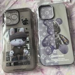 Bộ 2 ốp lưng thỏ và gấu robot iPhone14 Pro Max - 3