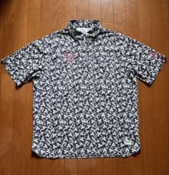 Cutter & Buck カッター&バックリーフ柄半袖ボタンダウンシャツ3Lのサムネイル