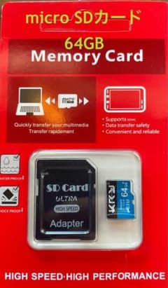 【値下げ】microSD 64GB SDカード CLASS10 KRYのサムネイル