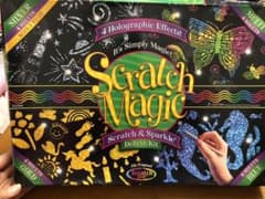 スクラッチアート用シート9枚　Scratch Magicのサムネイル