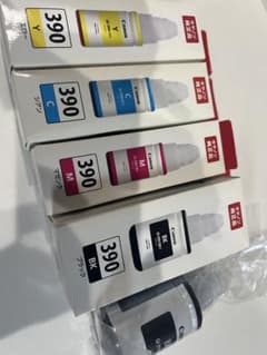 Canon 390 インクカートリッジ 4色セットのサムネイル