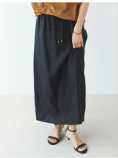 le.coeur blanc ソフトグリッターナロースカート