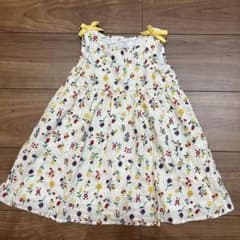 花柄ノースリーブワンピース 100cmのサムネイル
