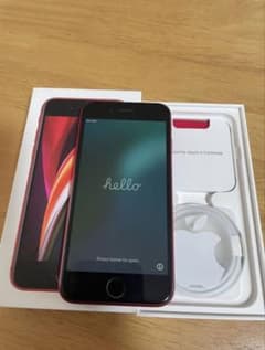 ◆美品◆iPhoneSE／第2世代／64GB／レッド／SIMフリー／最短発送 即日発送】iPhoneSE第二世代レッド64GB SIMフリー - メルカリ