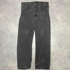 リーバイス569 Levis W34 ブラックデニムボトム 黒 古着 20027 - メルカリ