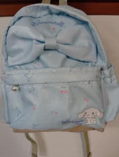 【新品】シナモロール キッズリュック 水色 チェリー柄　撥水