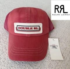 ダブルアールエルRRL メッシュキャップ 新品 RRL メッシュキャップ レッド 赤 ダブルアールエル フリーサイズ