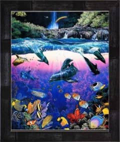 ラッセン 激レア！格安 アクリル板 額付 未使用品 外寸約276×232mm 3