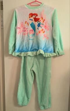 子供服　パジャマ　冬物　ディズニープリンセス　アリエルのサムネイル