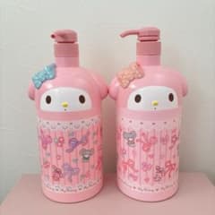 산리오 마이멜로디 샴푸 병 디스펜서 2개 세트