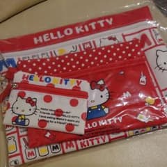 ハローキティ HelloKitty サンリオ ポーチ スクエア コレクションのサムネイル