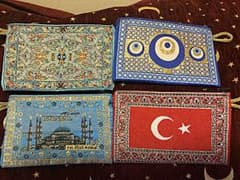 SALE 新品 トルコ直輸入 絨毯柄ポーチ 4枚セットのサムネイル