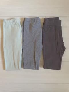 【やなもっちょ様限定】レギンス3点セット リブ フレア 100のサムネイル