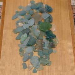 シーグラス★水色☆730gのサムネイル