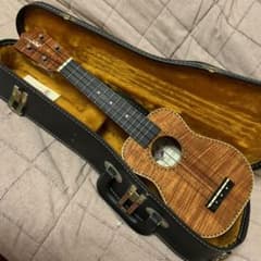 とく様専用　希少　KAMAKA HF-1D カーリーコア　杢目　カマカ　ソプラノのサムネイル