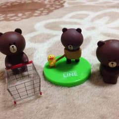 LINE ブラウン 置物のサムネイル