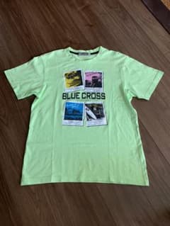 美品　ブルークロス　Tシャツ　160-170のサムネイル