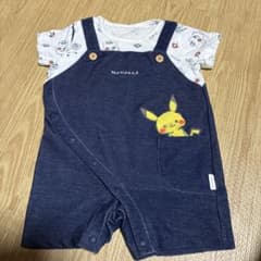 monpoke ピカチュウ刺繍ロンパース 80cmのサムネイル