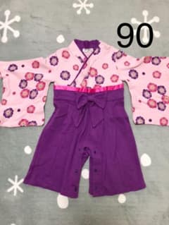 袴ロンパース 女の子 90のサムネイル