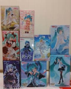 【9個・未開封】初音ミク　雪ミク　クロミ　プライズフィギュア