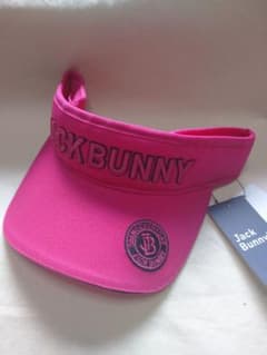 ワッペン サンバイザー ピンク ジャックバニーゴルフウェア新品 ユニセックス