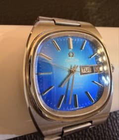 OMEGA Seamaster 自動巻き 1970年代 テレビスクリーン ブルーのサムネイル