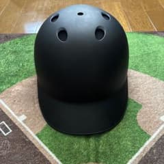 軟式用　J.S.B.B. マットブラックヘルメット Ｍのサムネイル