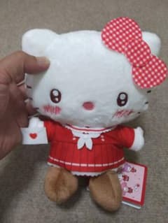 ハローキティぬいぐるみラブレターフォーユードール1