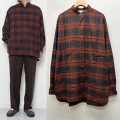 k*0様 MARKAWARE マーカウェア コムフォート バンドカラー チェック マーカウェア MARKAWEAR コムフォート バンドカラー チェックシャツ 2