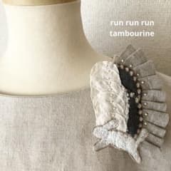 handmade run run run×コラージュブローチ ミナペルホネン - メルカリ