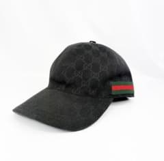 GUCCI 帽子 ベースボールキャップ シェリーライン GGキャンバス