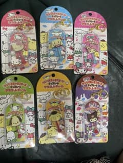 サンリオキャラクターズチョコレートマスコットチャーム6個セットのサムネイル