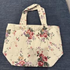 花柄キャンバストートバッグのサムネイル