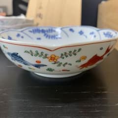 新品未使用　たち吉   魚藻文  小鉢  5個セットのサムネイル