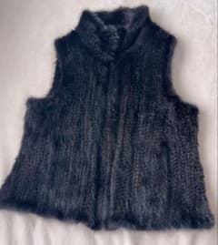 新品タグ有✩最高級グレード✩コペンハーゲンミンク✩フード有りミンクベスト✩ジレ KOPENHAGEN FURタグ付きの本物ミンクベストブラック - メルカリ