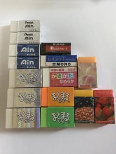 消しゴム まとめ売り 15個セットのサムネイル