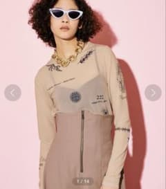 MAISON SPECIAL TATOOプリントシアーTOP - メルカリ