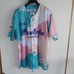 モンテディオ山形 ガールズデー ユニフォーム ベースボールシャツ L