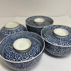 古伊万里 蛸唐草 蓋茶碗 3客と身1点 タトコ 東さ8-0614① - メルカリ
