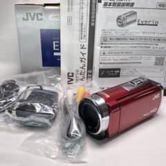 超美品 付属品多数【ビクター】JVC GZ-HM177-R ビデオカメラ 赤 - メルカリ