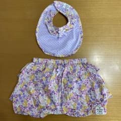 ビジュー&ビー　ベビー　スタイ　かぼちゃパンツセットのサムネイル