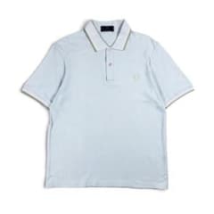 FRED PERRY フレッドペリー イングランド製 半袖ポロシャツ ブルー M