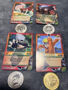 NARUTO カード COIN-1 -3 -6 -8 コイン付き セット4枚のサムネイル