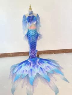 マーメイドテール マーメイドスイム ブルー - メルカリ