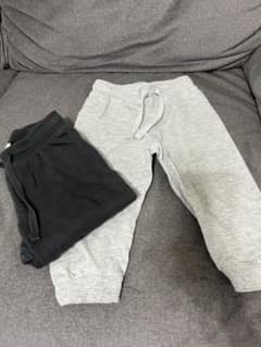 H&M オーガニックコットン ロングパンツ 2枚セットのサムネイル