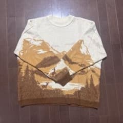 風景画 ニット セーター クルーネック - 3