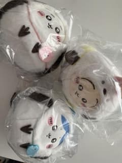 Chiikawa has turned into a long-tailed tit! Plush toy set of 3.